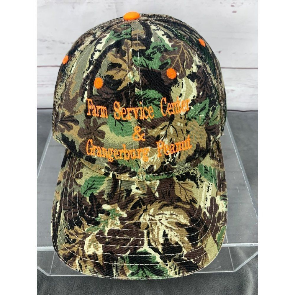 Otto Camo Farm Service Grangerburg Peanut Hat